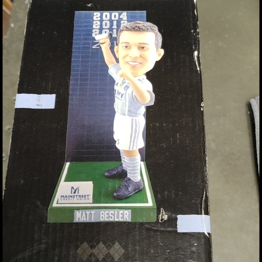 Matt Besler bobblehead sporting KC Kansas city